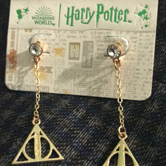 Harry Potter Hidden Forest Necklace and Earrings Set NWT - Picture 8 of 12